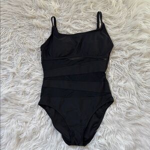 Black One Piece Swimsuit